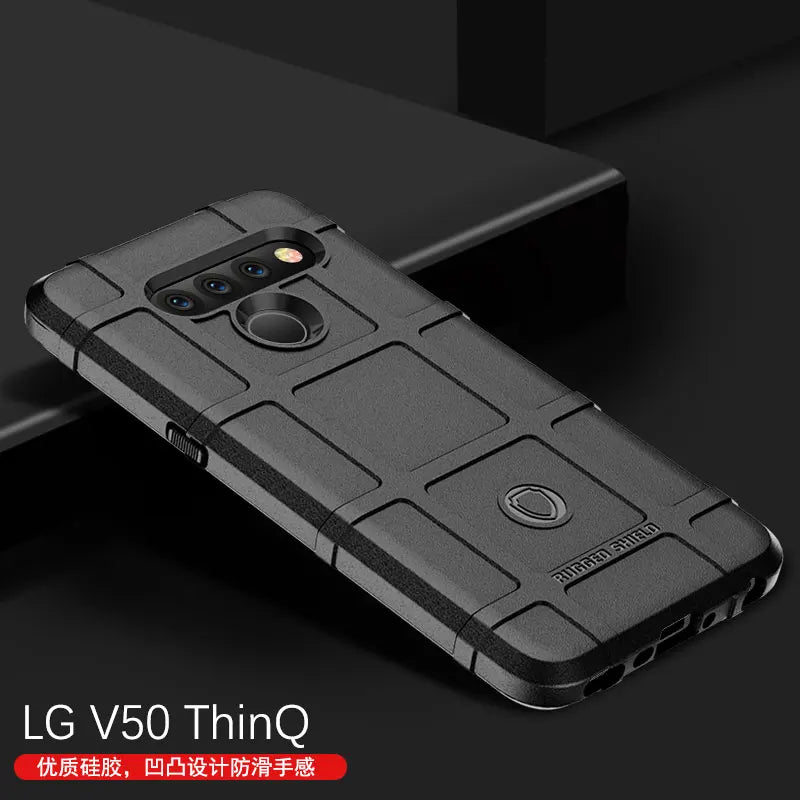Rugged Shield Shockproof Phone Case For LG V50 V50S G8X V60 G8 G8S ThinQ Soft TPU Silicone Protective Back Cover Fundas - Caseverse