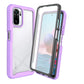 Hybrid TPU/PC Case for Xiaomi Poco M5s Built-in Screen Protector 360 Degree Shockproof Crystal Clear Cover for Xiaomi Poco M5 S - Caseverse