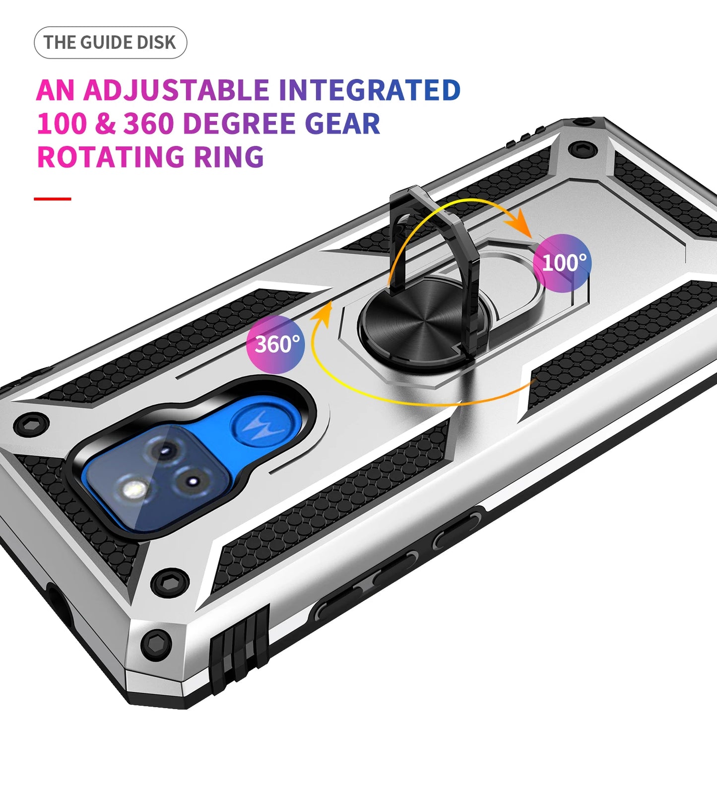 for Moto G Play Case for Phone Moto G Play 2021 Case Shockproof Armor Rugged Military Protective Car Holder Magnetic Cover