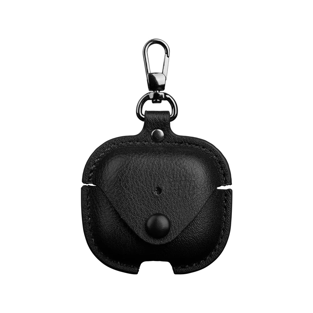 For Airpods 4 Case Leather Business Earphone Case Headset Shell Headphone Cover Luxury Leather PU Cover for airpods4 With Hook
