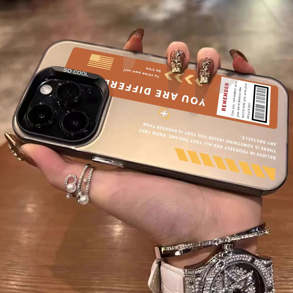 Case For Honor X6B X9B X8B X7B X7A X8A X9A X50I Label Letters Luxury Silver IMD Phone Case HonorX7B 4G X9A 5G Back Cover Fundas - Caseverse