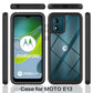 Fit Moto E13 4G Cover Shockproof Clear Protective Built-in Screen Protector TPU Bumper Cover For Motorola E13 6.5 Inch Cases - Caseverse