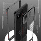 Metal Bumper Phone Case lock buckle For ASUS ROG Phone 9 Pro Single sided Tempered Glass Back Full Lens Protection Cover cases