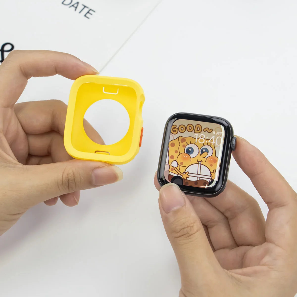 Candy Soft Silicone Case for Apple Watch Cover 44mm 45mm 49mm 40mm 41mm Protection For Iwatch Ultra 2 Series 9 8 7 6 Se 5 Armor