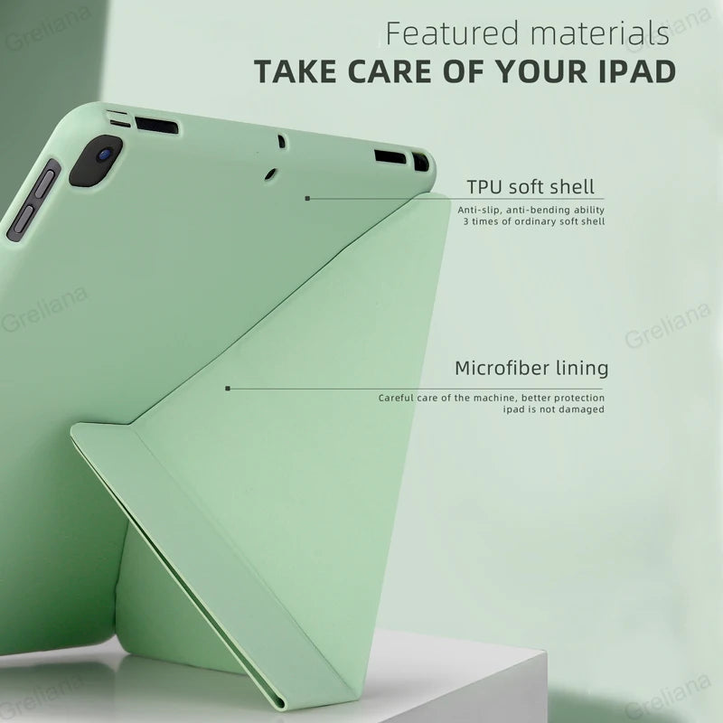 For Ipad Pro 11 M4 M5 case iPad Air 11 11th 11 2025 5 4 10th 10.9 Funda iPad 9th 7th 8th Gen Cases Mini 6 7 4 5 10.2 9.7 Cover