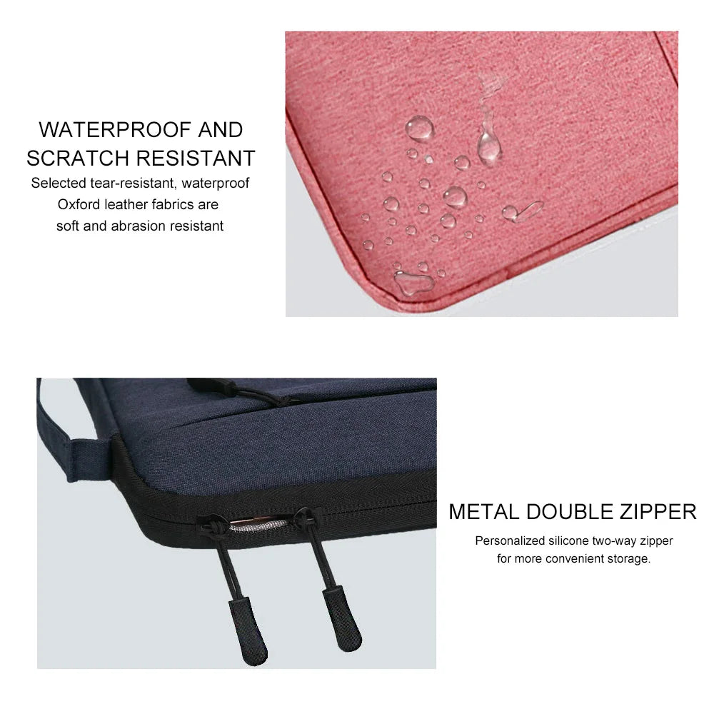 Laptop Sleeve Handbag Case 12 13 14 15 16 Inch for Macbook Pro 15.4 15.6 Air Waterproof Notebook Cover Lenovo ASUS Huawei Dell