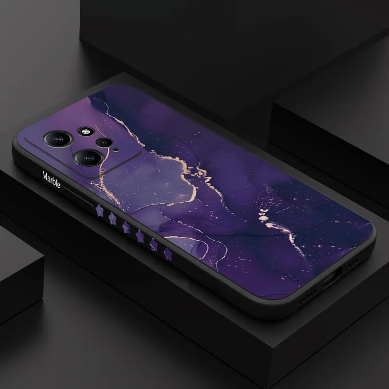 Fashion Colorful Marble Phone Case for Xiaomi Redmi 13C 12C 10C 4G Note 13 12 11 Pro Plus 5G 12S 11S 10S 9S 9 10 Pro Soft Cover - Caseverse