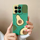 Case For Honor X6B Phone Back Cover Cute Avocado Soft Comfortable Liquid Silicone Camera Protection Anti Drop Bumper Capa Funda - Caseverse