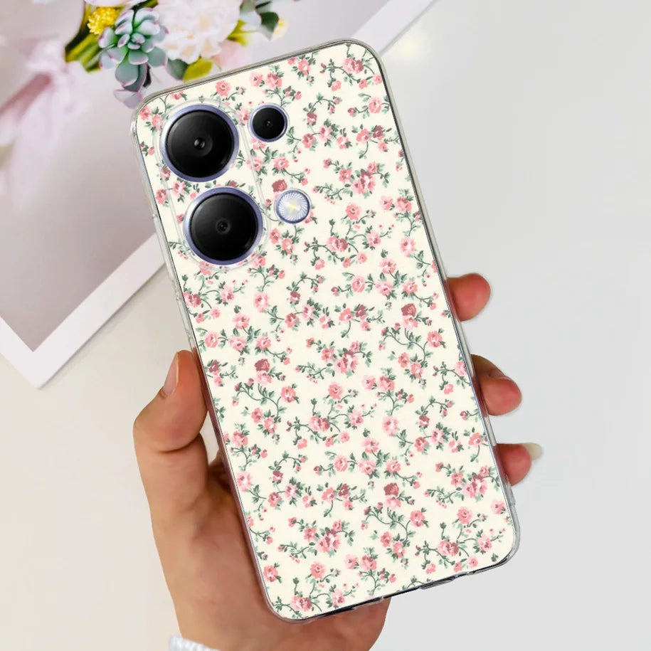 For Xiaomi Poco M6 Pro 2024 Case New Fashion Marble Cartoon Cover Soft Clear Silicone Funda For Xiaomi Poco M6 Pro 4G Phone Case Caseverse