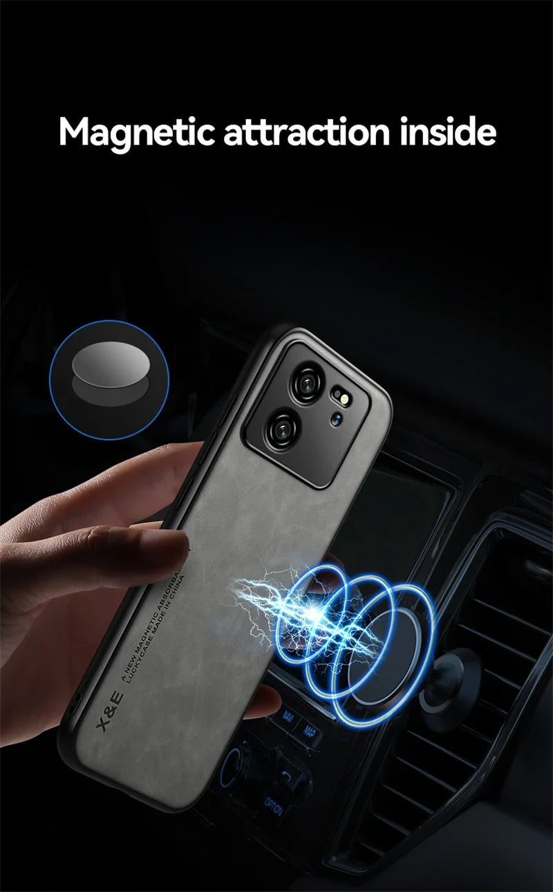 For Xiaomi Mi 13T Pro Case Luxury Magnetic Leather Soft Phone Cases for Xiaomi 13T Pro Mi 13 T 13T Pro 13TPro T13 5G Back Cover