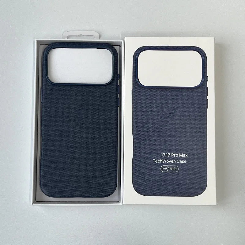 Tailored specifically for iPhone 17: featuring a finely woven case with soft weave texture and drop resistant design