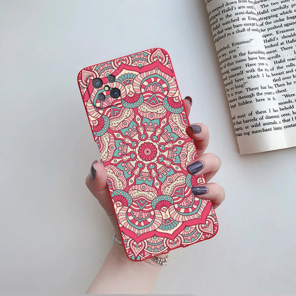 Case For OPPO Reno4 Z 5G Phone Case Cute Flower Cartoon Silicone Soft Back Fundas Cover For OPPO Reno 4Z CPH2065 Reno4Z 5G Coque - Caseverse