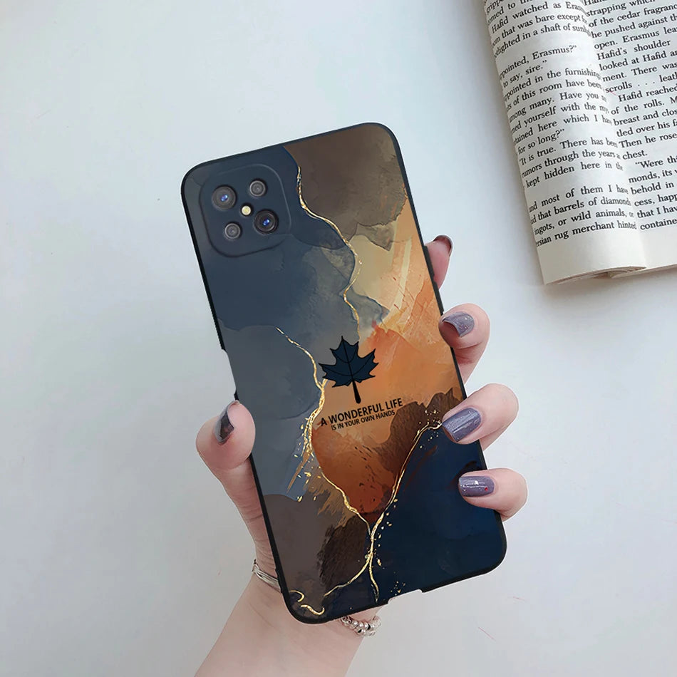 Case For OPPO Reno4 Z 5G Phone Case Cute Flower Cartoon Silicone Soft Back Fundas Cover For OPPO Reno 4Z CPH2065 Reno4Z 5G Coque - Caseverse