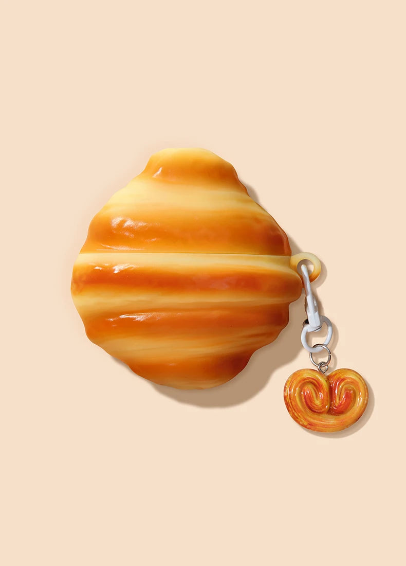 Toast Bread Donut Chocolate Cookies Case for Apple AirPods 4 1 2 3 Generation Cover for AirPods Pro 2nd Gen Air Pods Protective Caseverse