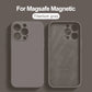 Original Magnetic Liquid Silicone Phone Cases For iPhone 16 15 14 13 12 11 Pro Max Magsafe Case Wireless Charge Shockproof Cover - Caseverse