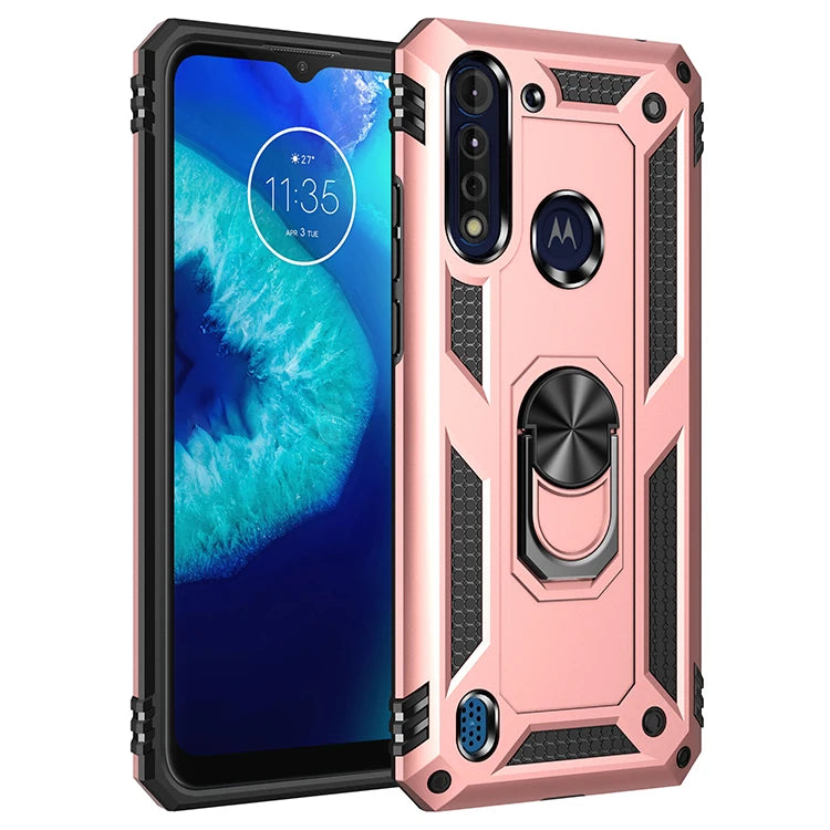 for Moto G8 Power Lite for Phone Moto G 8 Power Lite Case Shockproof Armor Rugged Military Protective Car Holder Magnetic Cover - Caseverse