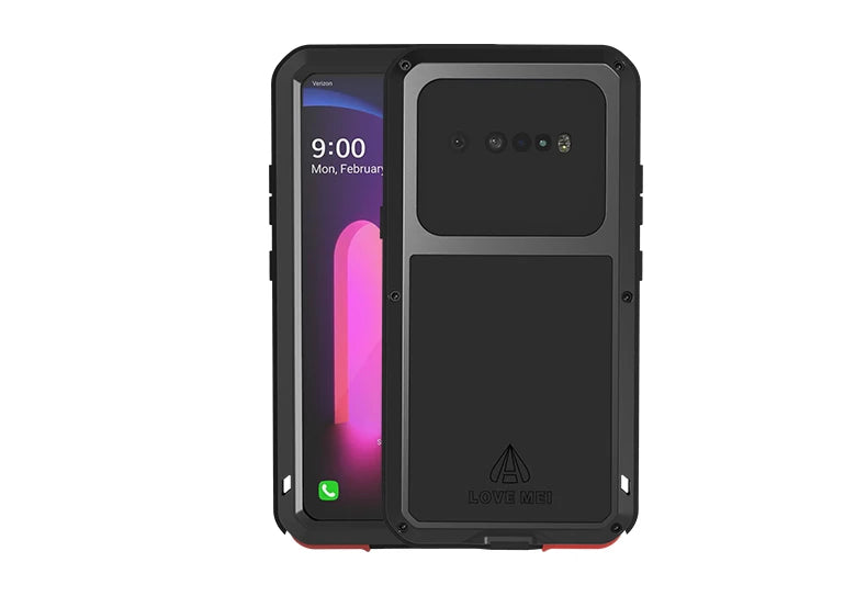 Love Mei Phone Case for  LG V60 Silicone Military Grade Metal Protective Case Shock Proof Dust Proof Cover - Caseverse