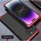 Metal Frame PC Phone Case for IPhone 13 12 14 15 Pro Max Aluminum Anti-collision Strip Silica Gel Back Cover for IPHON 15 Promax Caseverse