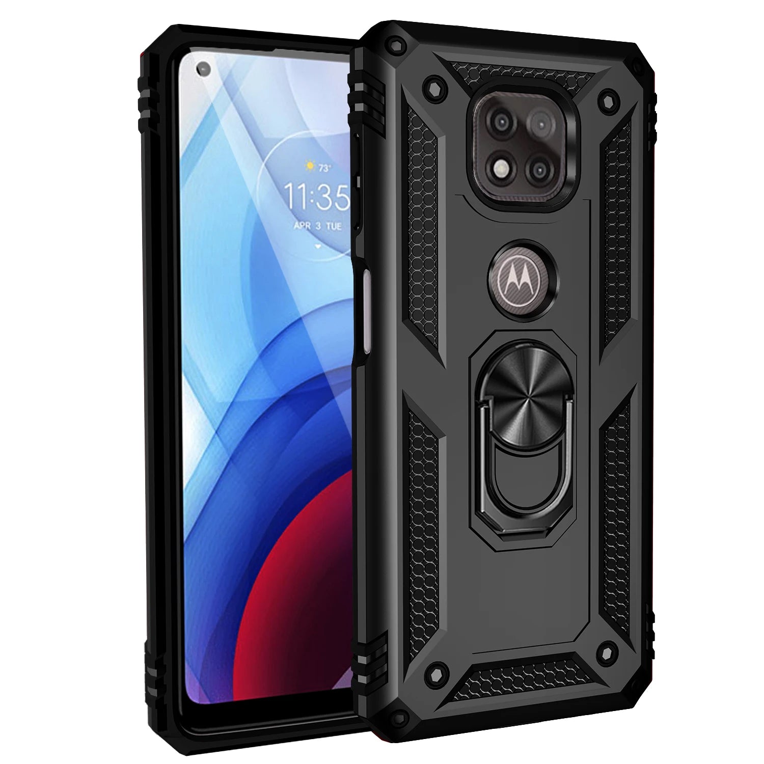 for Moto G Power Case for Phone Moto G Power 2021 Case Shockproof Armor Rugged Military Protective Car Holder Magnetic Cover - Caseverse