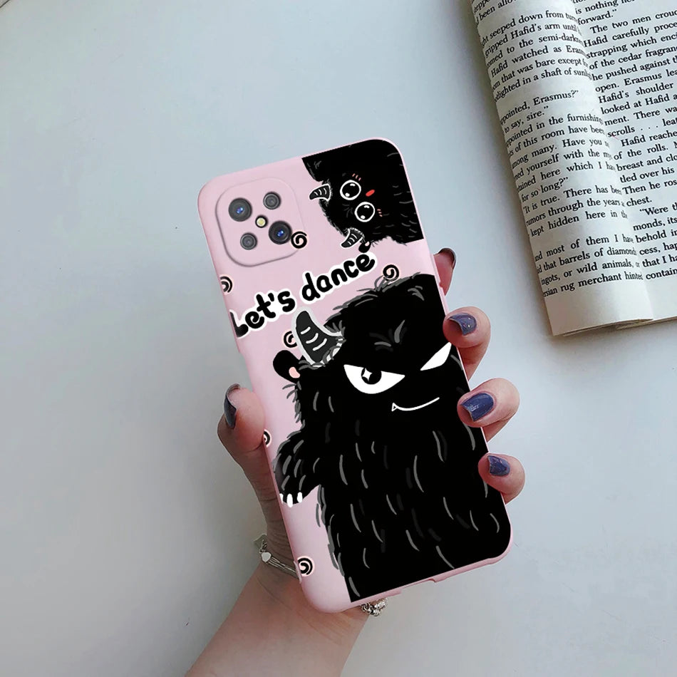 Case For OPPO Reno4 Z 5G Phone Case Cute Flower Cartoon Silicone Soft Back Fundas Cover For OPPO Reno 4Z CPH2065 Reno4Z 5G Coque - Caseverse