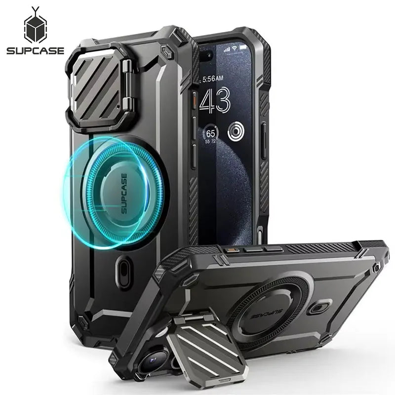 SUPCASE For iPhone 16 Pro Case 6.3" 2024 UB Mag XT Heavy Duty Rugged Strong Magnetic Phone Case with Camera Cover - Caseverse