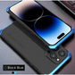 Metal Frame PC Phone Case for IPhone 13 12 14 15 Pro Max Aluminum Anti-collision Strip Silica Gel Back Cover for IPHON 15 Promax Caseverse