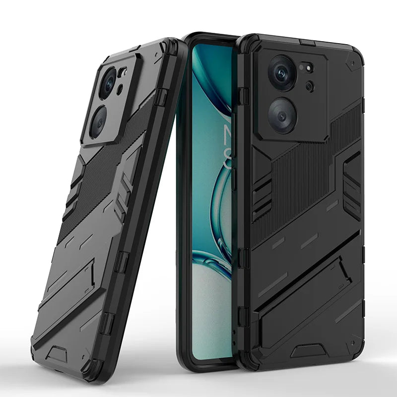 Rugged Armor Shockproof Phone Case For Xiaomi Mi 11 12 13 Lite 14 10T 11T 12T 13T Poco F3 F4 F5 Pro Holder Stand Back Cover - Caseverse