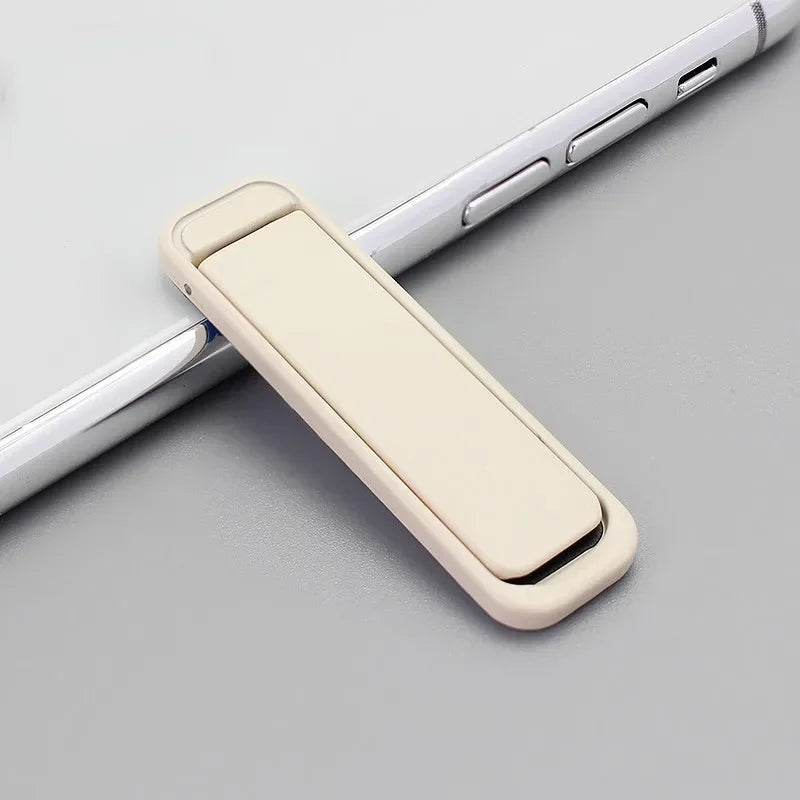 Mobile Phone Colourful Metal  Holder Strip Shape Back Sticker Stand Simple Portable Cellphone Bracket for iPhone 16 15 14 Xiaomi