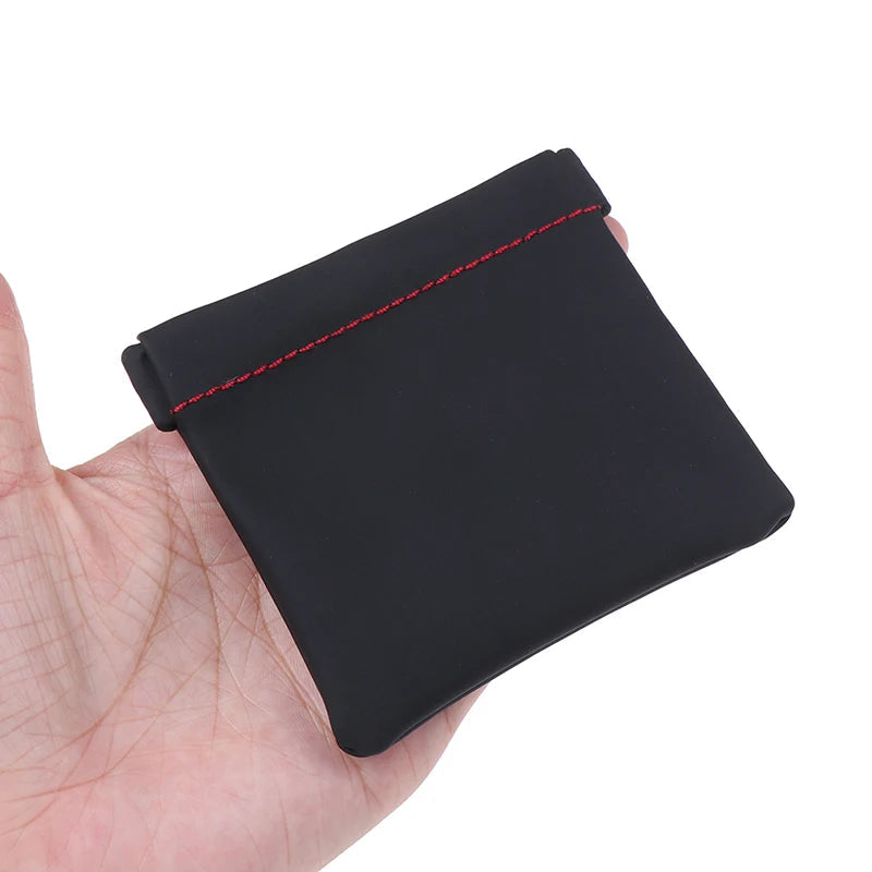 New Black Mini Hard Headphone Case Portable Earbuds Pouch box PU Leather Earphone Storage Bag Protective USB Cable Organizer Caseverse