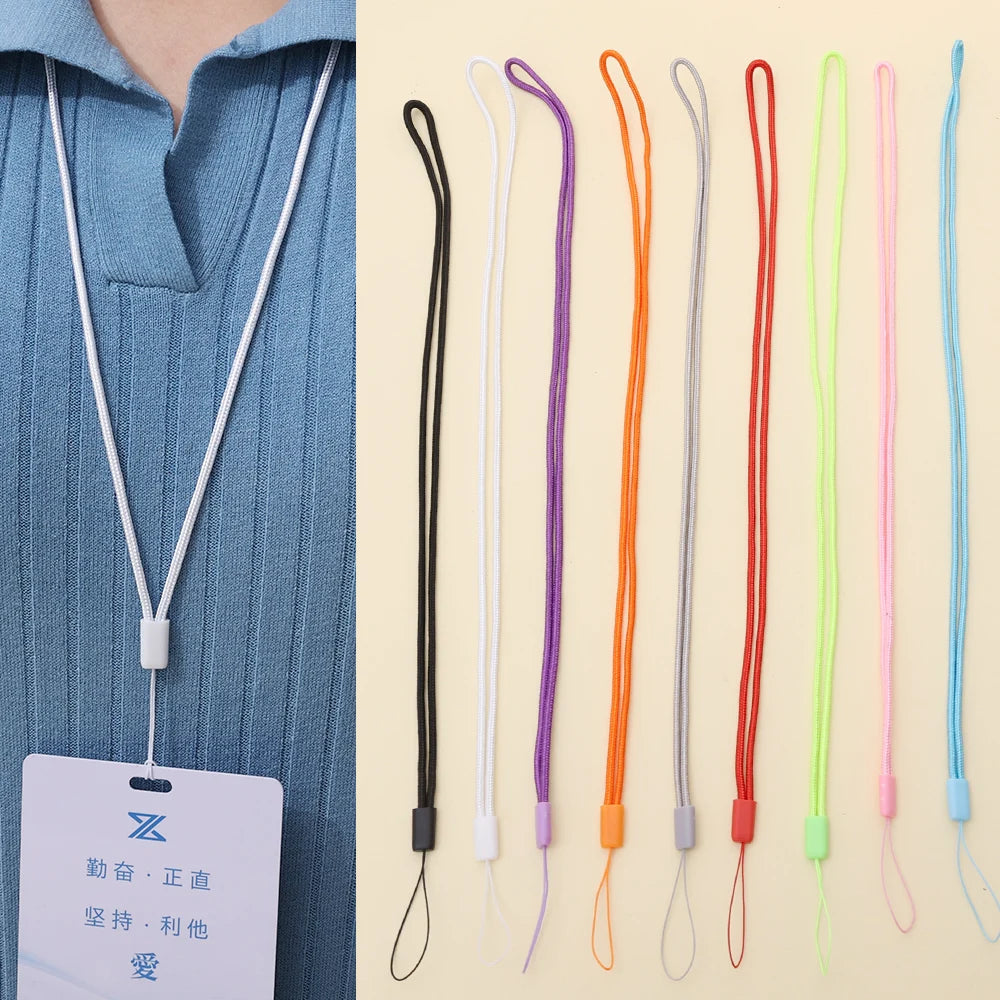 Lanyard Nylon Multi-purpose Hanging Neck Long Rope for Mobile Phone Portable Game Consoles Pass Cards Lanyard String Holders