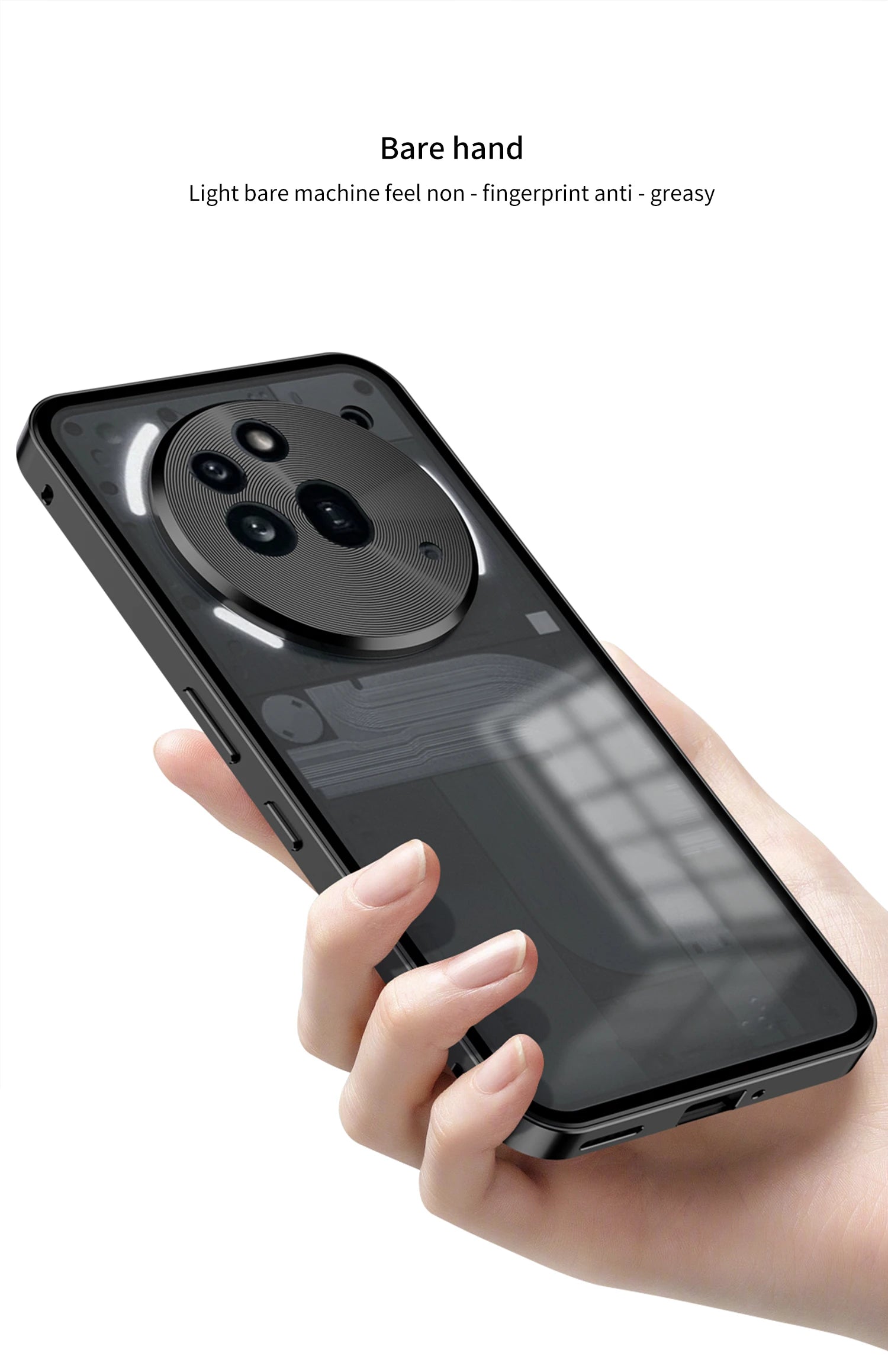 Metal Frame Lens Protection Matte Shockproof Phone Case For Nothing Phone 2A Plus Phone 3A Pro Bumper Back Cover Accessories Caseverse