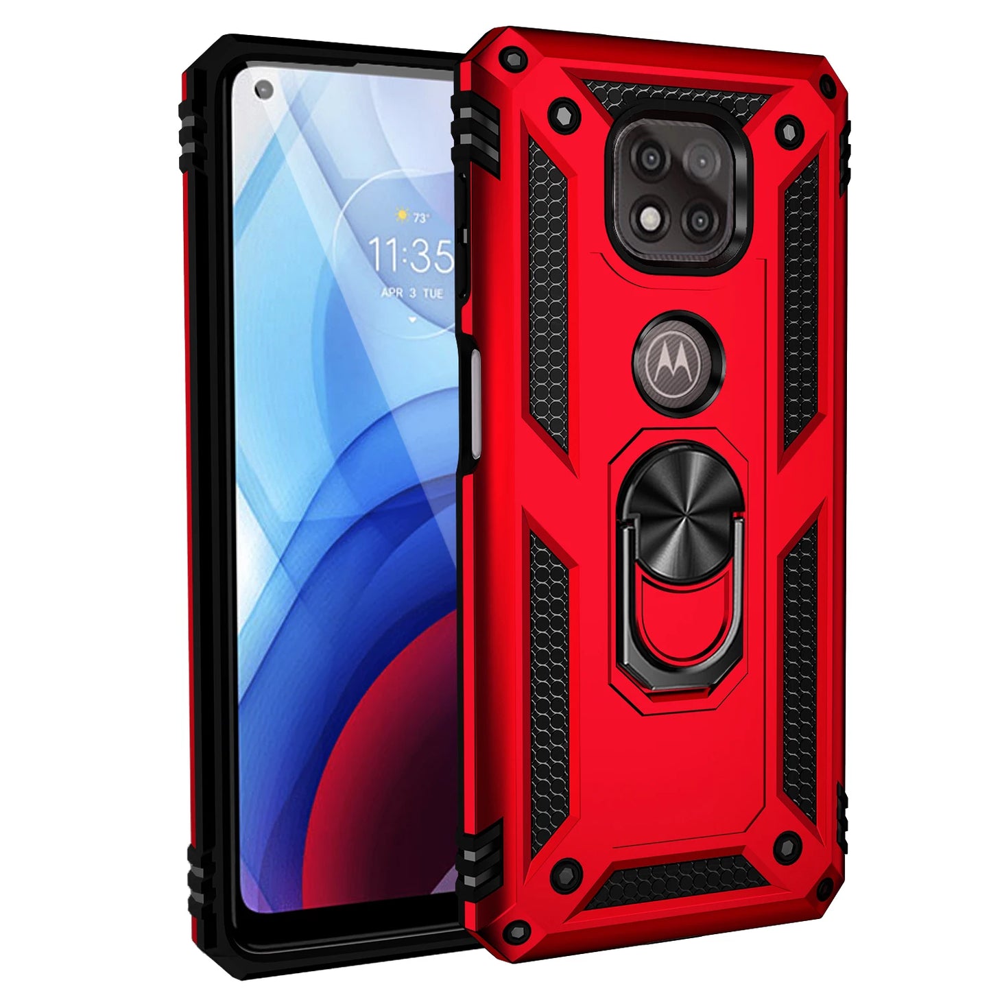 for Moto G Power Case for Phone Moto G Power 2021 Case Shockproof Armor Rugged Military Protective Car Holder Magnetic Cover - Caseverse