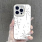Bling Snowflakes Christmas Phone Case for Xiaomi Redmi Note 7 8 9 9S 10 11 12 13 Pro Plus 4G 5G Anti Fall Matte Back Cover - Caseverse
