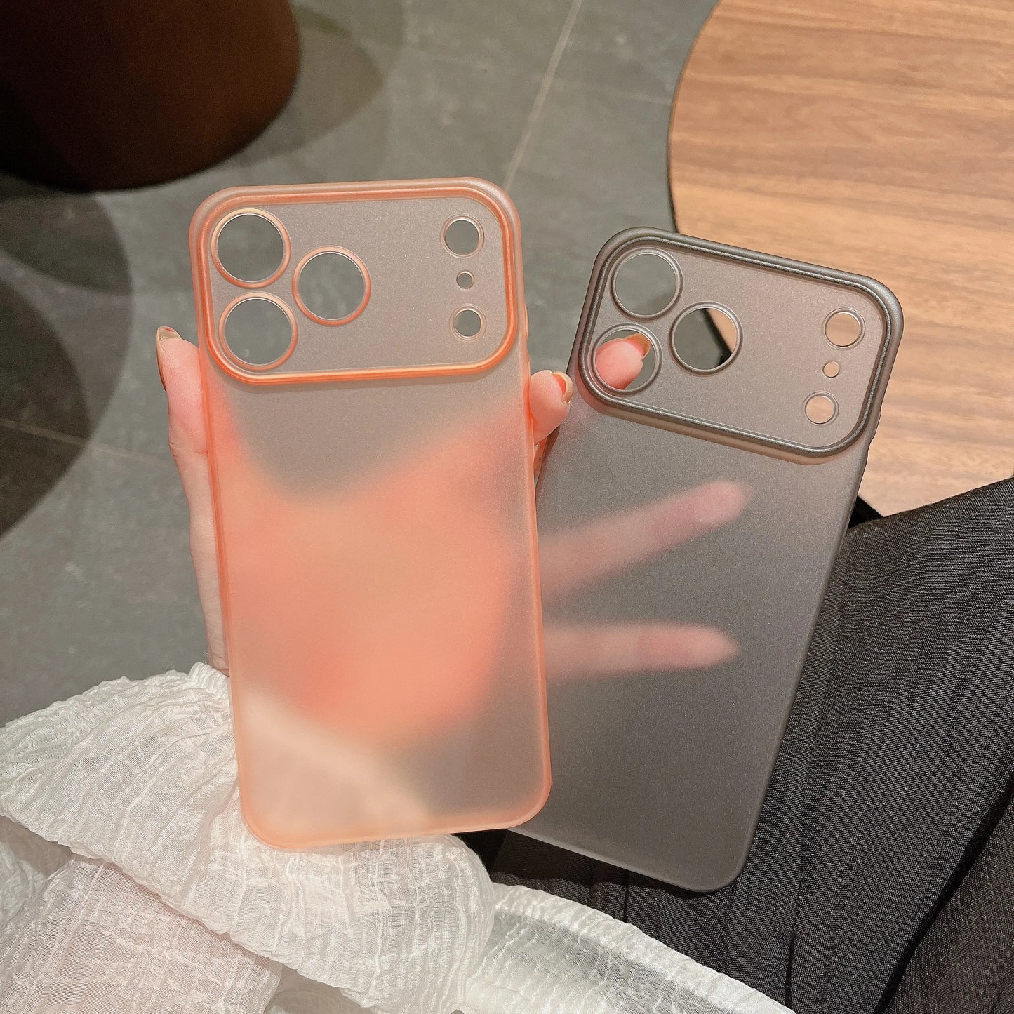 Luxury Ultra Thin PP Hard Case for iPhone 17 Air 17 Pro Max Clear Translucent Shockproof Slim Lens Protection Cover Case