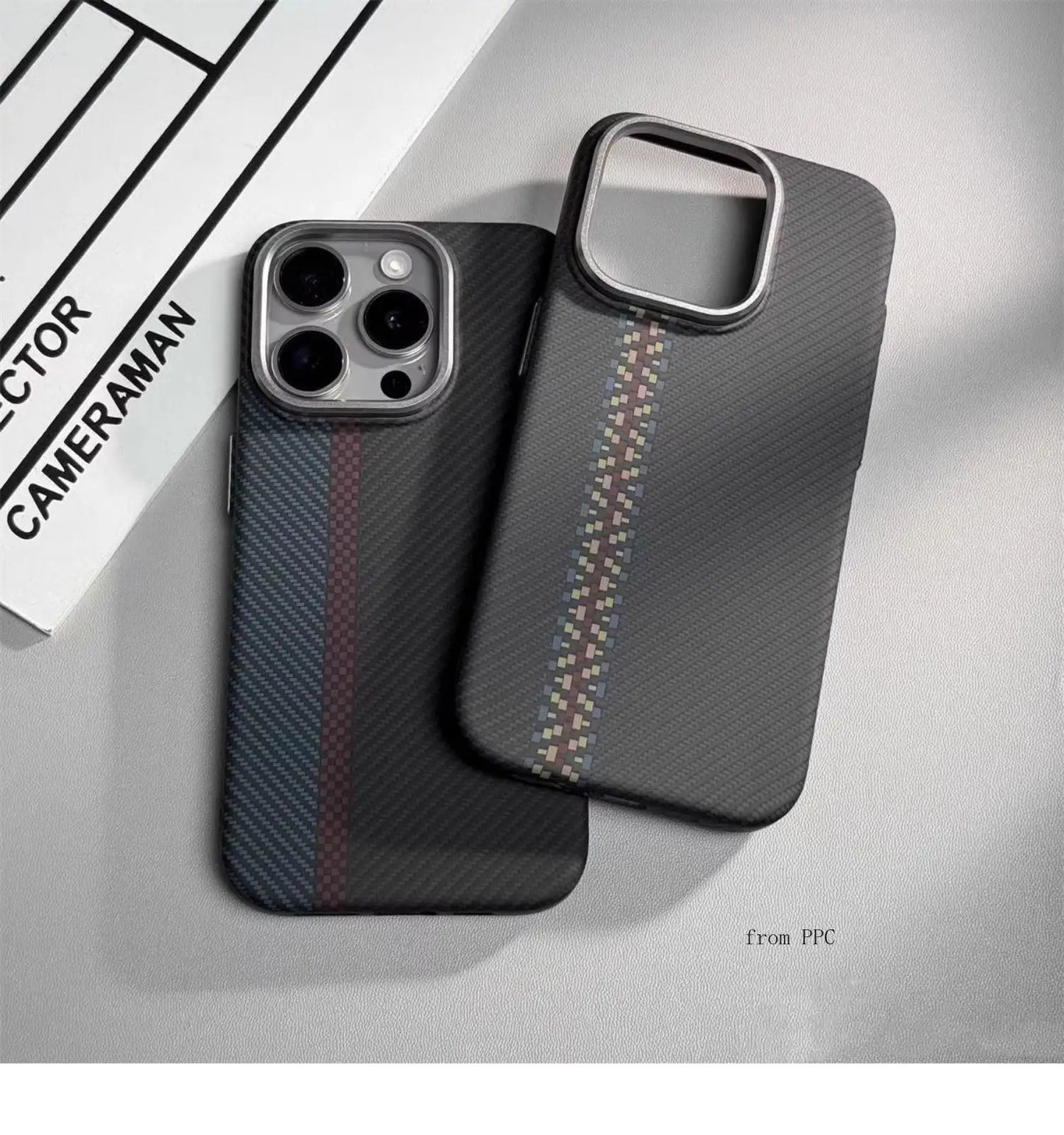 Carbon Fibre Magnetic Phone Case 16 Cover for iPhone 15 14 Pro Max Wireless Charging MagSafe Shell Alloy Camera Ring Armor Funda Caseverse