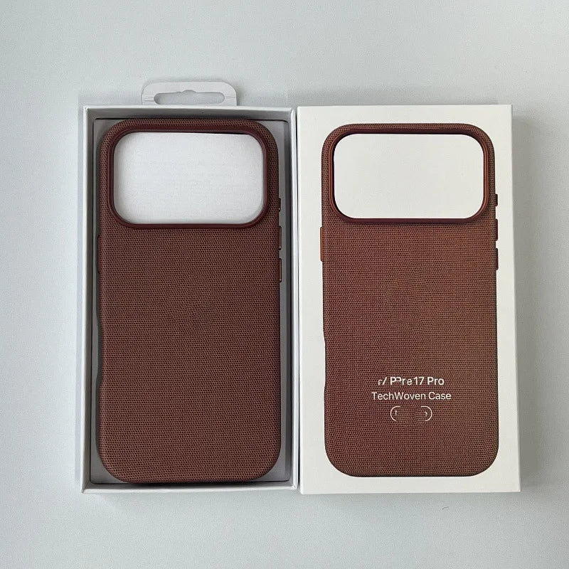 Tailored specifically for iPhone 17: featuring a finely woven case with soft weave texture and drop resistant design
