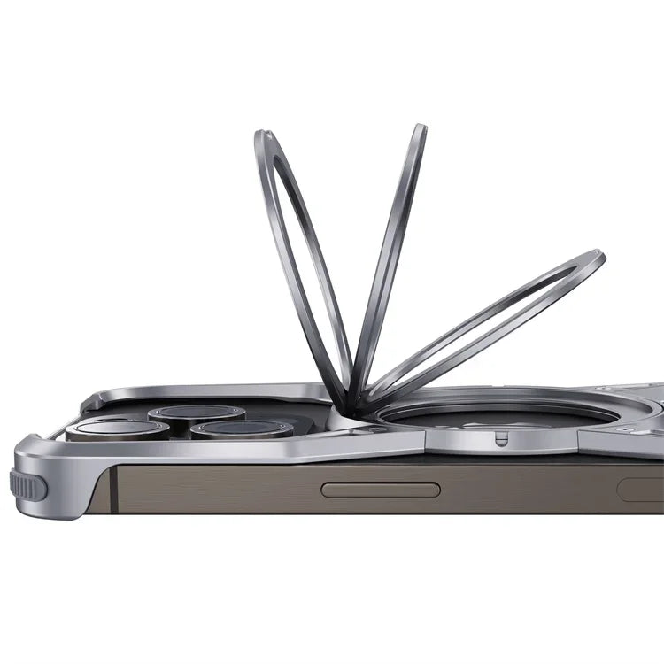 Metal Frameless Magsafe Magnetic Holder Phone Case For iPhone 16 15 14 13 Pro Max 16promax Aluminum Alloy Frame Shockproof Cover Caseverse