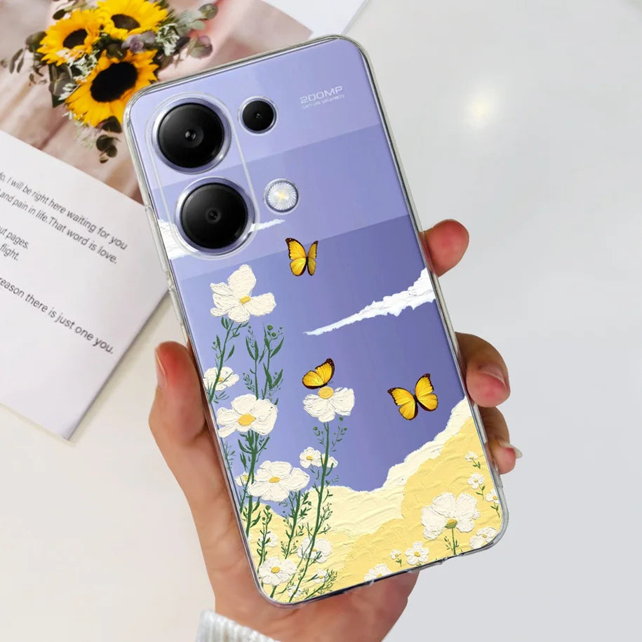 For Xiaomi Poco M6 Pro 2024 Case New Fashion Marble Cartoon Cover Soft Clear Silicone Funda For Xiaomi Poco M6 Pro 4G Phone Case - Caseverse