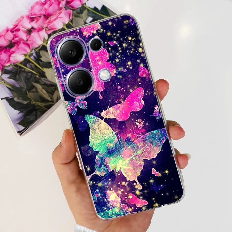 For Xiaomi Poco M6 Pro 2024 Case New Fashion Marble Cartoon Cover Soft Clear Silicone Funda For Xiaomi Poco M6 Pro 4G Phone Case - Caseverse