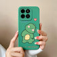 Case For Honor X6B Phone Back Cover Cute Avocado Soft Comfortable Liquid Silicone Camera Protection Anti Drop Bumper Capa Funda - Caseverse