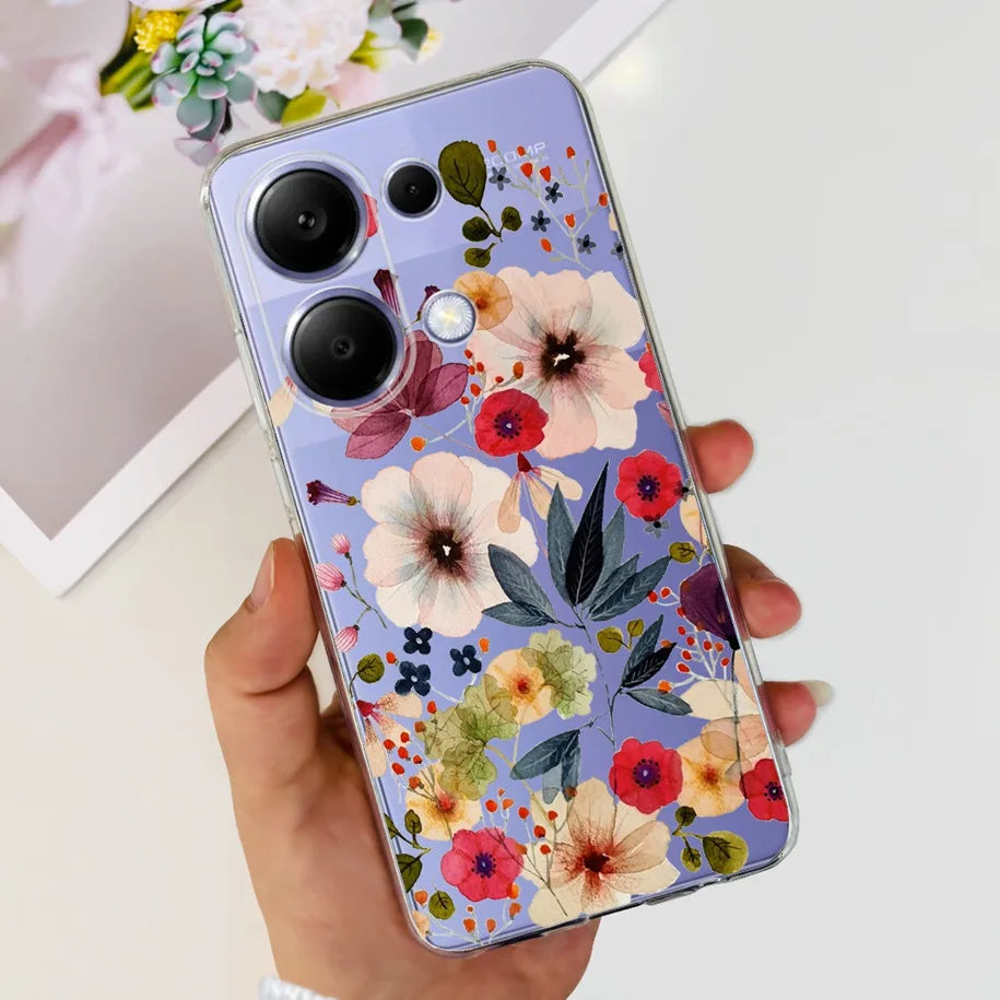 For Xiaomi Poco M6 Pro 2024 Case New Fashion Marble Cartoon Cover Soft Clear Silicone Funda For Xiaomi Poco M6 Pro 4G Phone Case - Caseverse