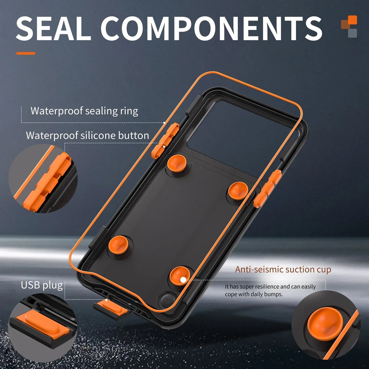 IP68 Waterproof Phone Case For iPhone 16 15 14 13 12 Pro Max Plus Underwater Taking Shockproof Dustproof Swimming Diving Cover - Caseverse