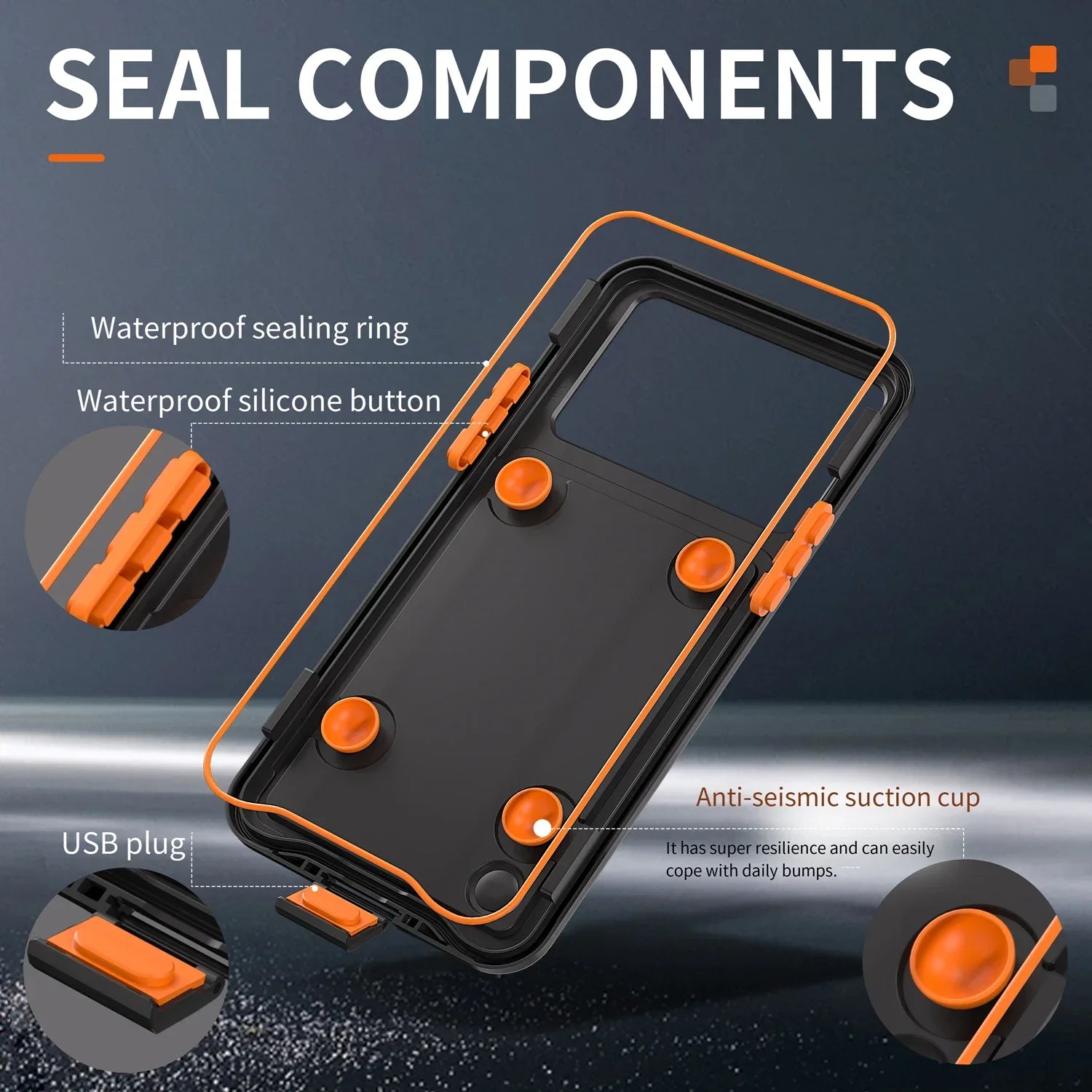IP68 Waterproof Phone Case For iPhone 16 15 14 13 12 Pro Max Plus Underwater Taking Shockproof Dustproof Swimming Diving Cover - Caseverse