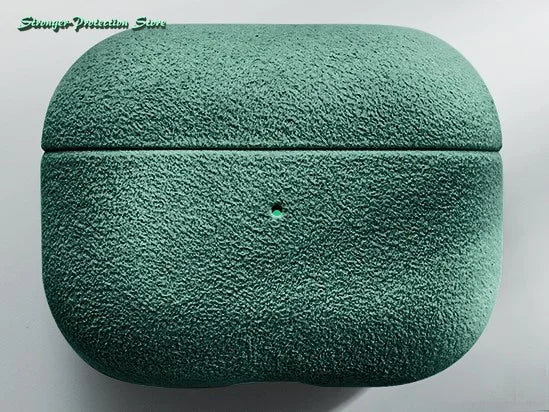 Italian Suede Leather Case For Airpods Pro 2 Luxury Artificial Leather All Inclusive Case For Airpods 4 3 Case Wireless Charge Caseverse