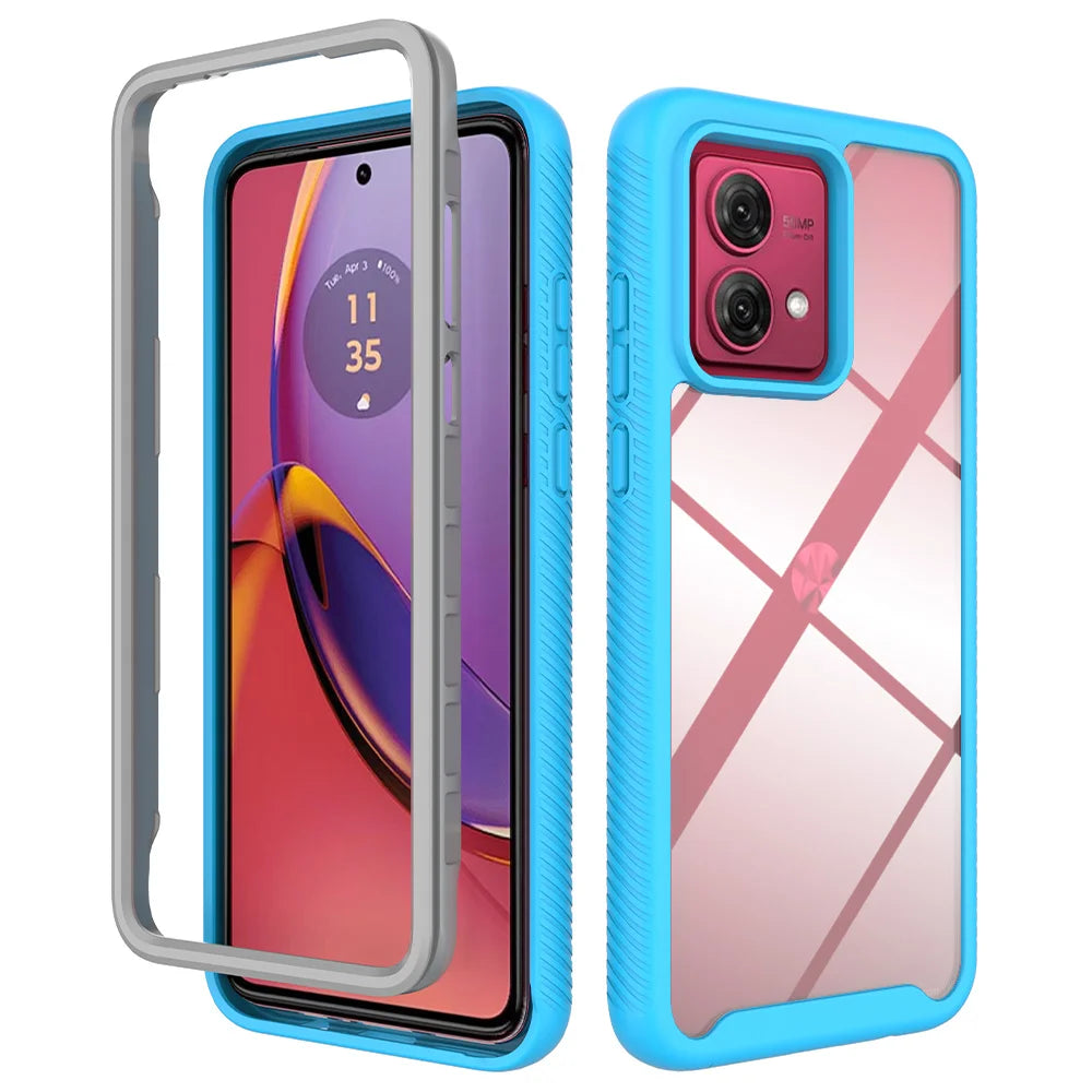 Moto G84 5G Phone Case Shockproof Clear Case TPU Bumper Rugged Cover For Motorola Moto G84 5G Protective Case - Caseverse