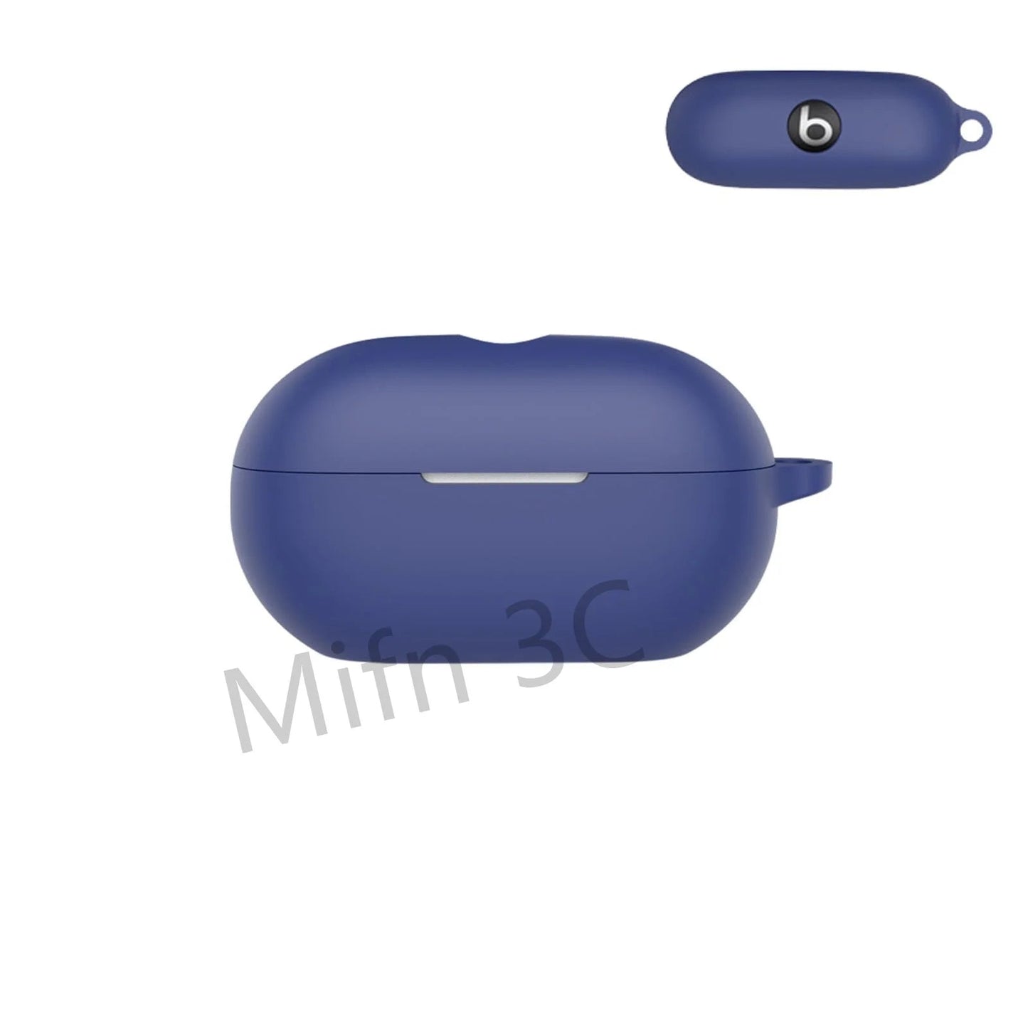 【Logo Visible 】Case for Beats Solo Buds with Keychain Soft Silicone Scratch Resistant Protective Case for Beats Solo Buds 2024 Caseverse