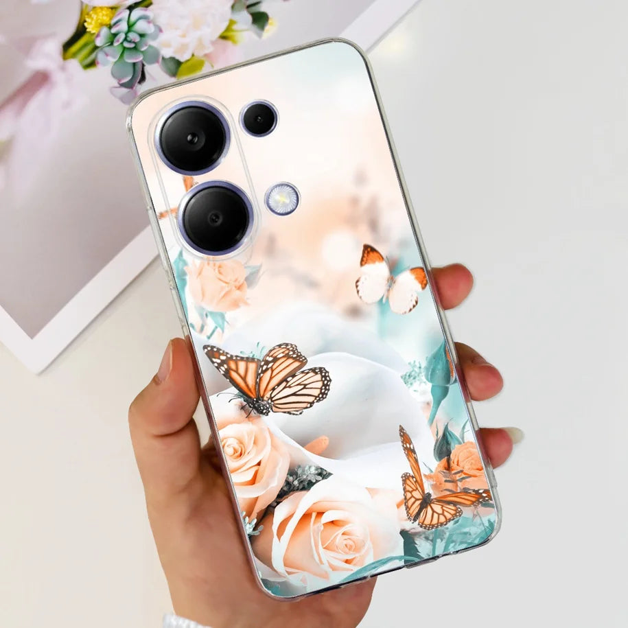 For Xiaomi Poco M6 Pro 2024 Case New Fashion Marble Cartoon Cover Soft Clear Silicone Funda For Xiaomi Poco M6 Pro 4G Phone Case - Caseverse