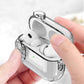 Transparent Crystal Wireless Bluetooth Earphone Case For Airpods Pro 2 2nd TPU Clear Switch Lock Cover For Funda Airpods 4 2024
