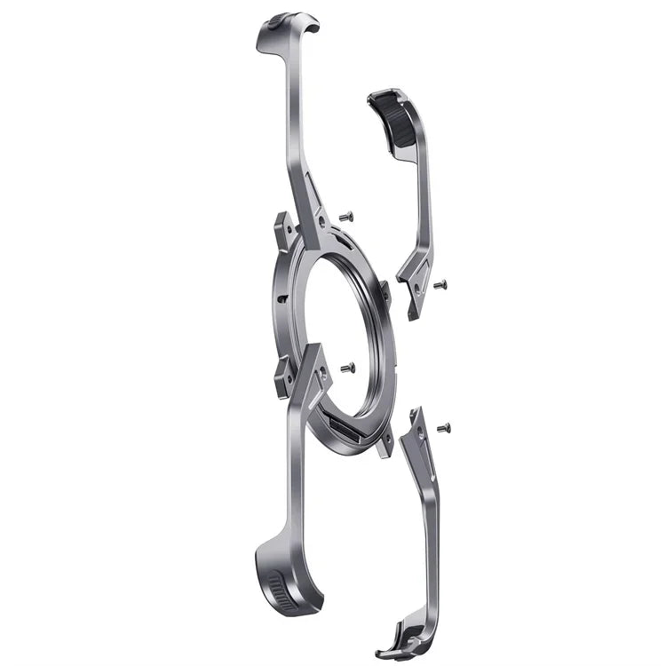 Metal Frameless Magsafe Magnetic Holder Phone Case For iPhone 16 15 14 13 Pro Max 16promax Aluminum Alloy Frame Shockproof Cover Caseverse