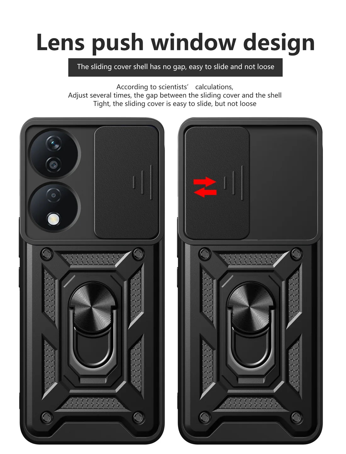 Honor X7B Phone Case, Heavy Duty Rugged Cover Bracket Magnetic Holder Shockproof Phone Case For Honor X7B - Caseverse